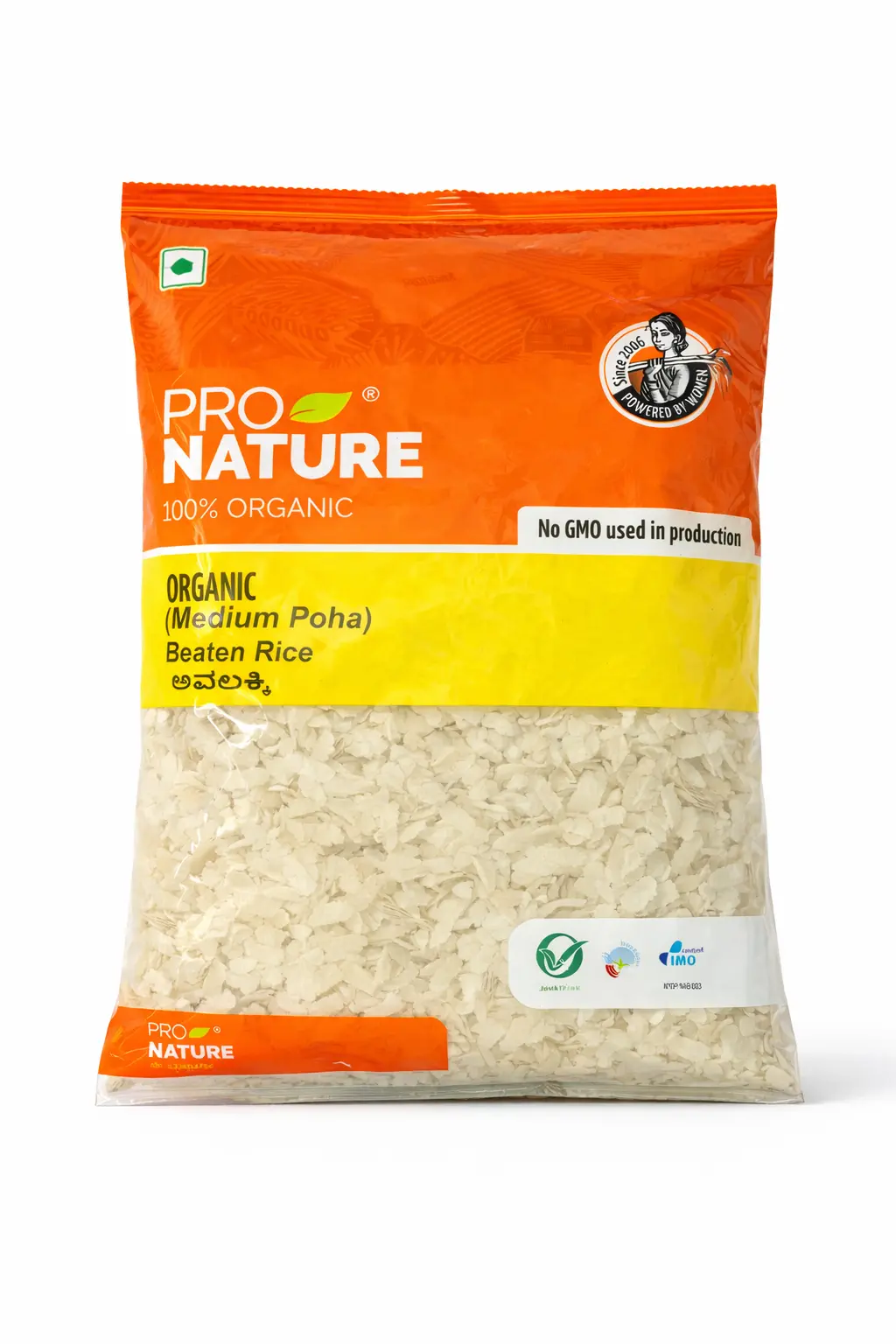 Pro Nature Organic Medium Poha - 500 gm