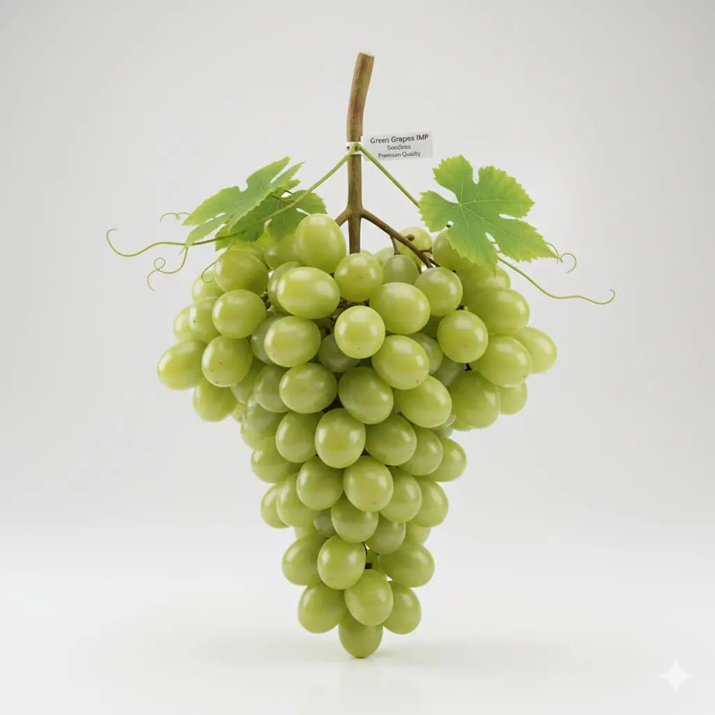 GREEN GRAPES IMP SEEDLESS  250-300GM