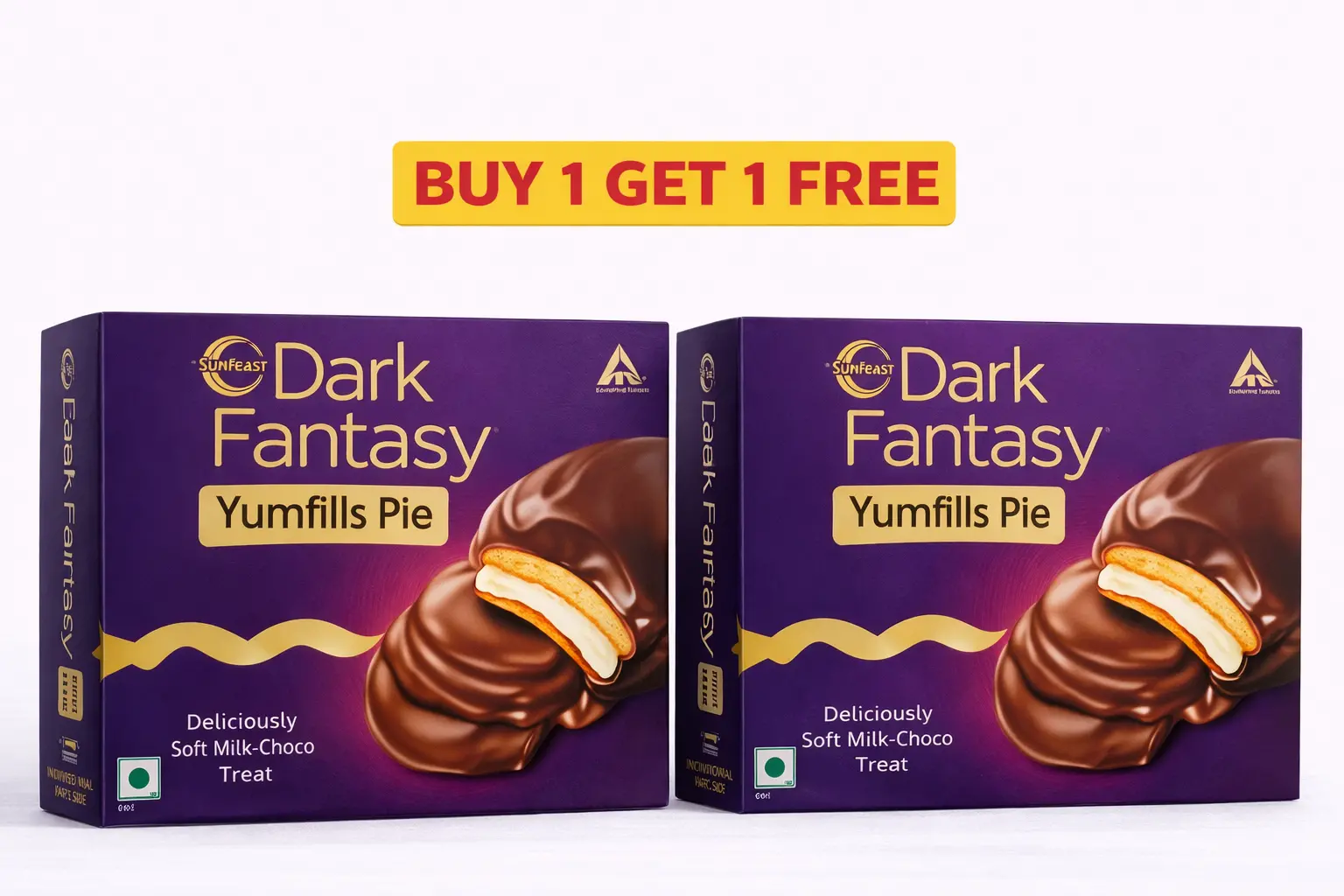 Sunfeast Dark Fantasy Yumfills Pie Buy 1 Get 1 Free