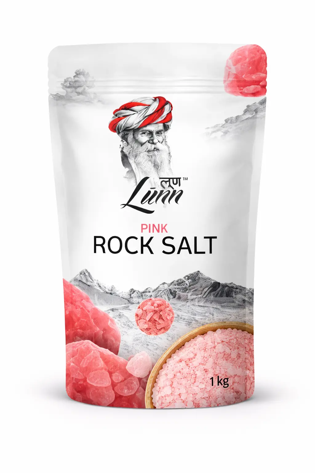 Lunn Pink Rock Salt Powder 1 kg