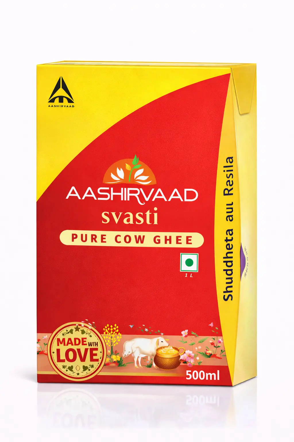 AASHIRVAAD PURE COW GHEE Tetra Pack - 1 L