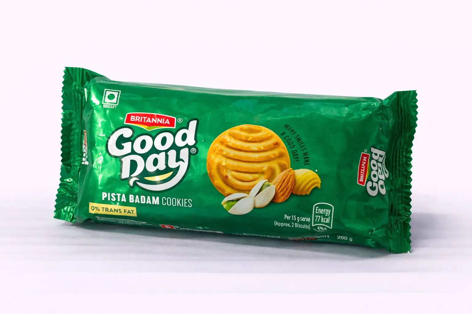 Britannia Good Day Pista Badam Cookies 200 gm (Rs. 49)