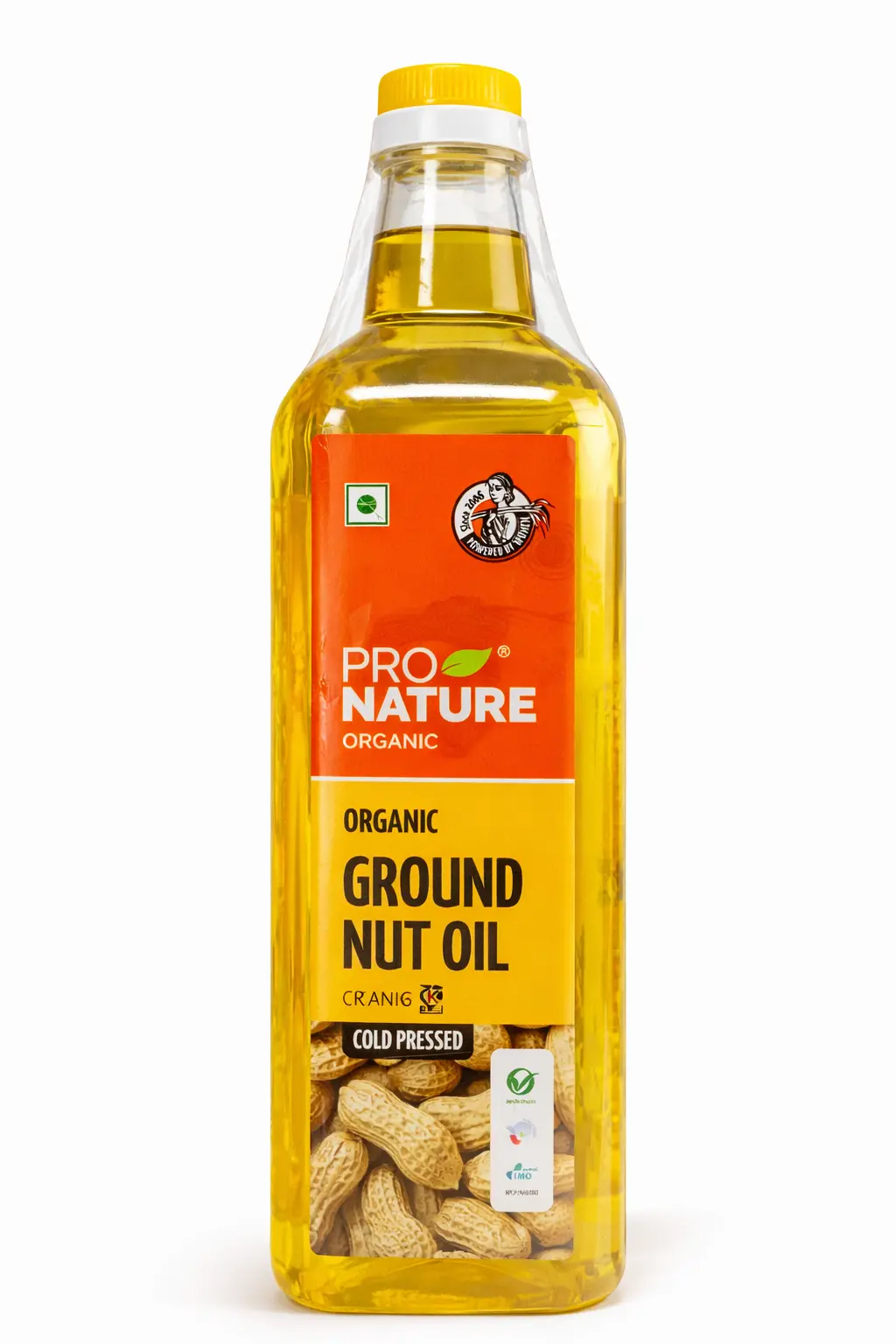 Pro Nature Organic Cold Pressed Groundnut Oil 1 L