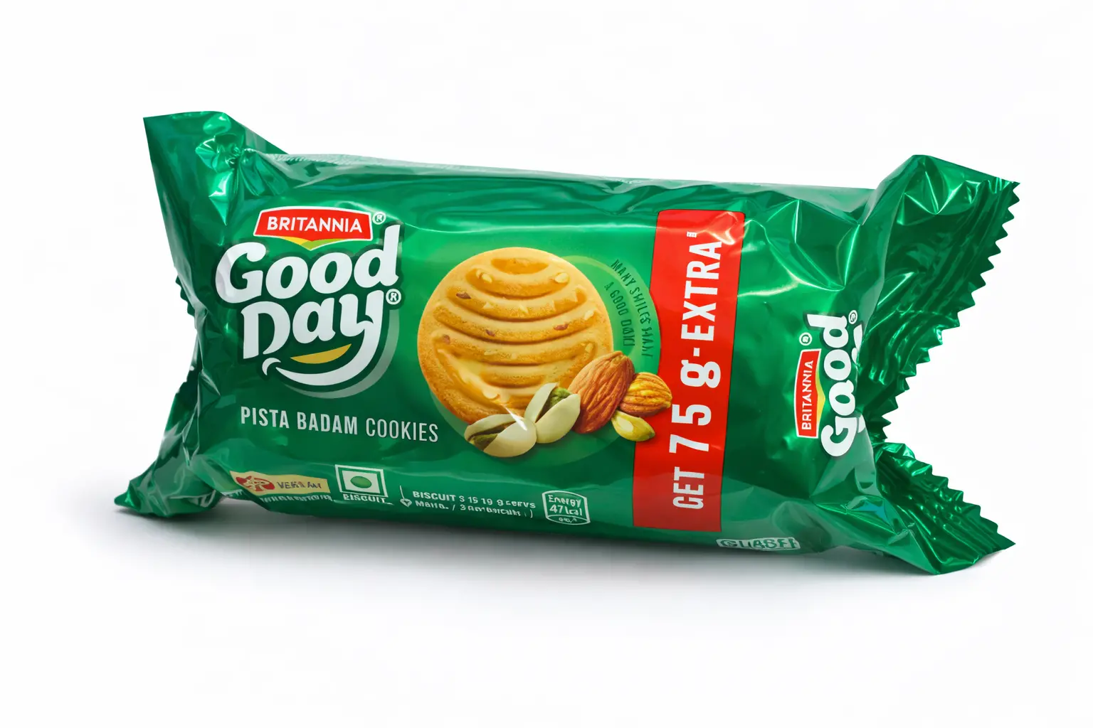 Britannia Good Day Pista Badam Cookies (Rs. 10)