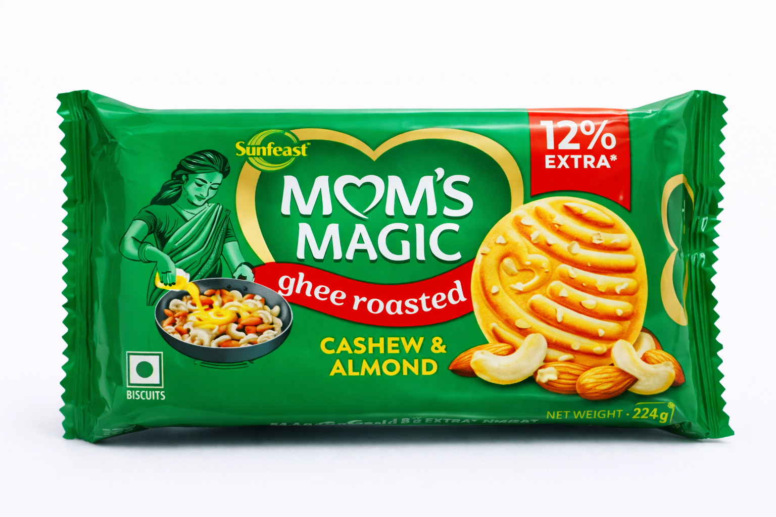 Sunfeast Mom’s Magic Cashew & Almond Biscuit (Rs. 10)