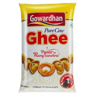 GOWARDHAN PURE COW GHEE TETRA PACK (1L)