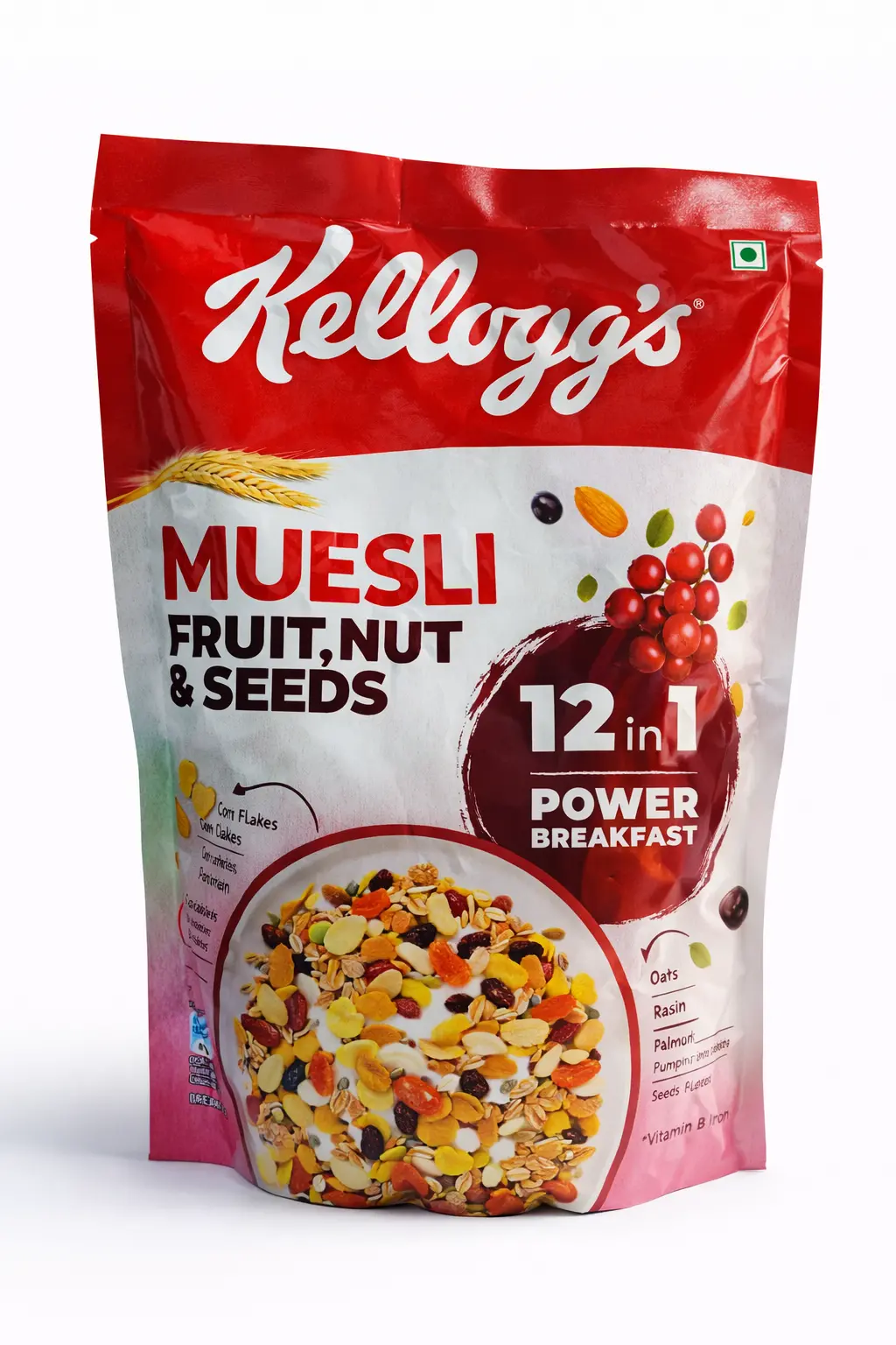 Kelloggs Muesli Fruit Nut and Seeds 500 gm (Rs. 389)