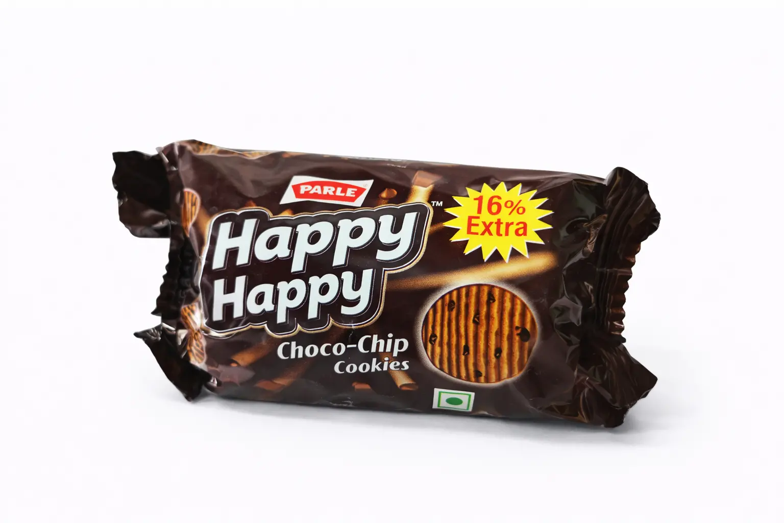 Parle Happy Happy Choco Chip Cookies 16% Extra (Rs. 10)