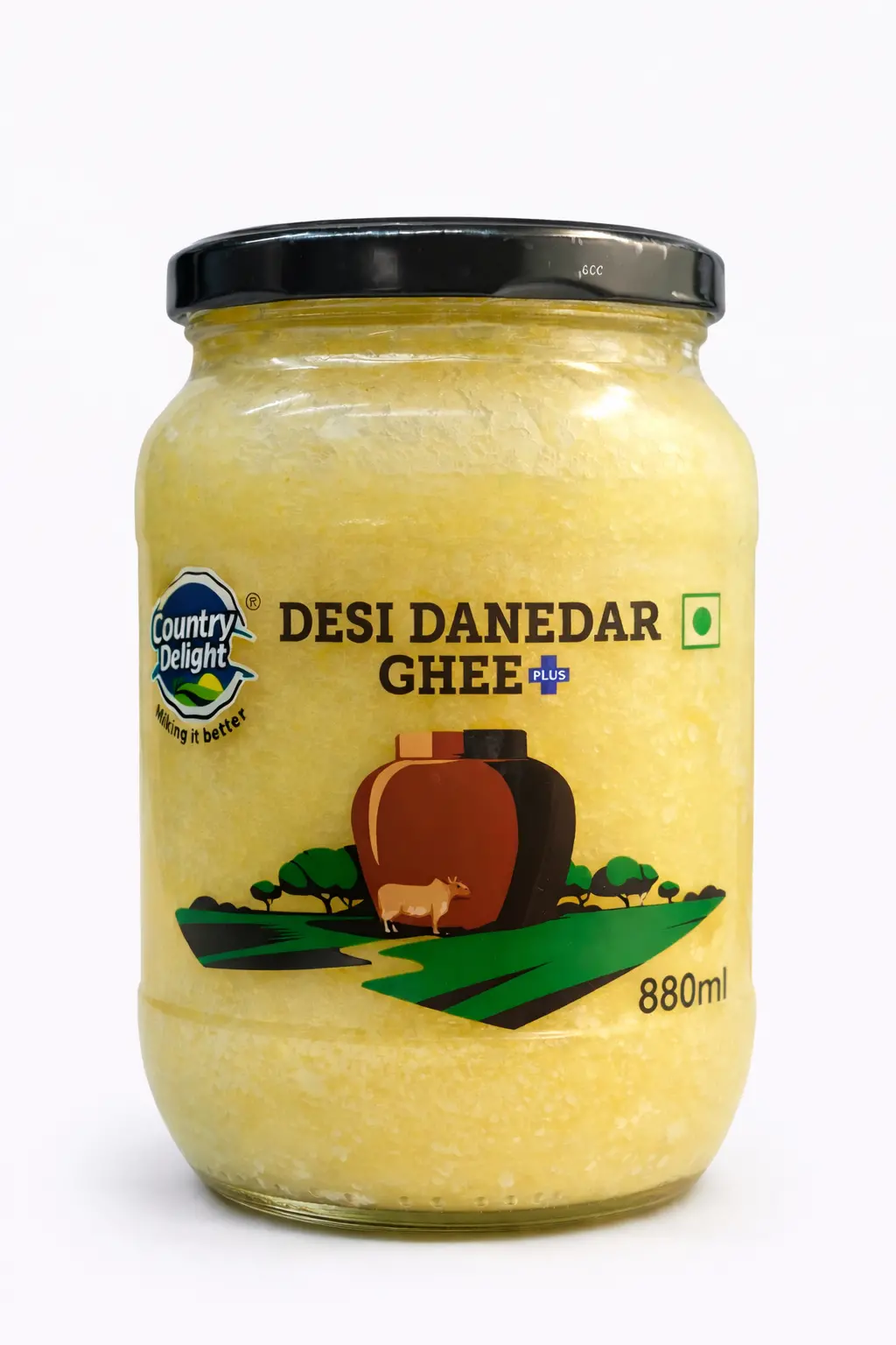 Country Delight Desi Danedar Ghee Plus – 880 ml
