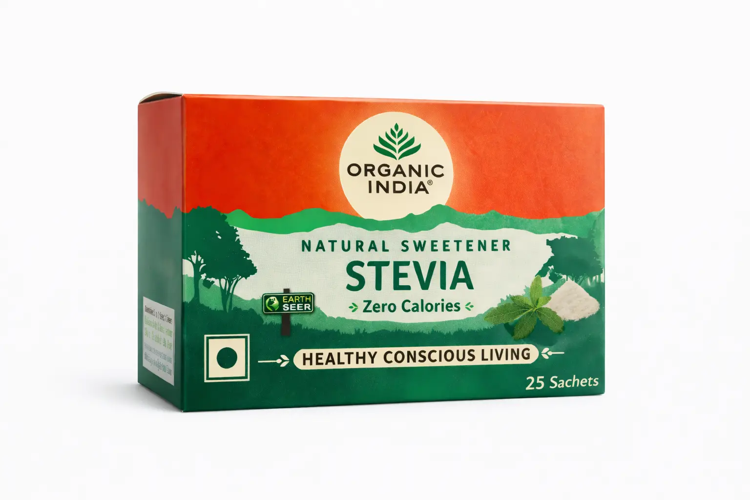 Organic India Stevia Natural Sweetener – 25 Sachets