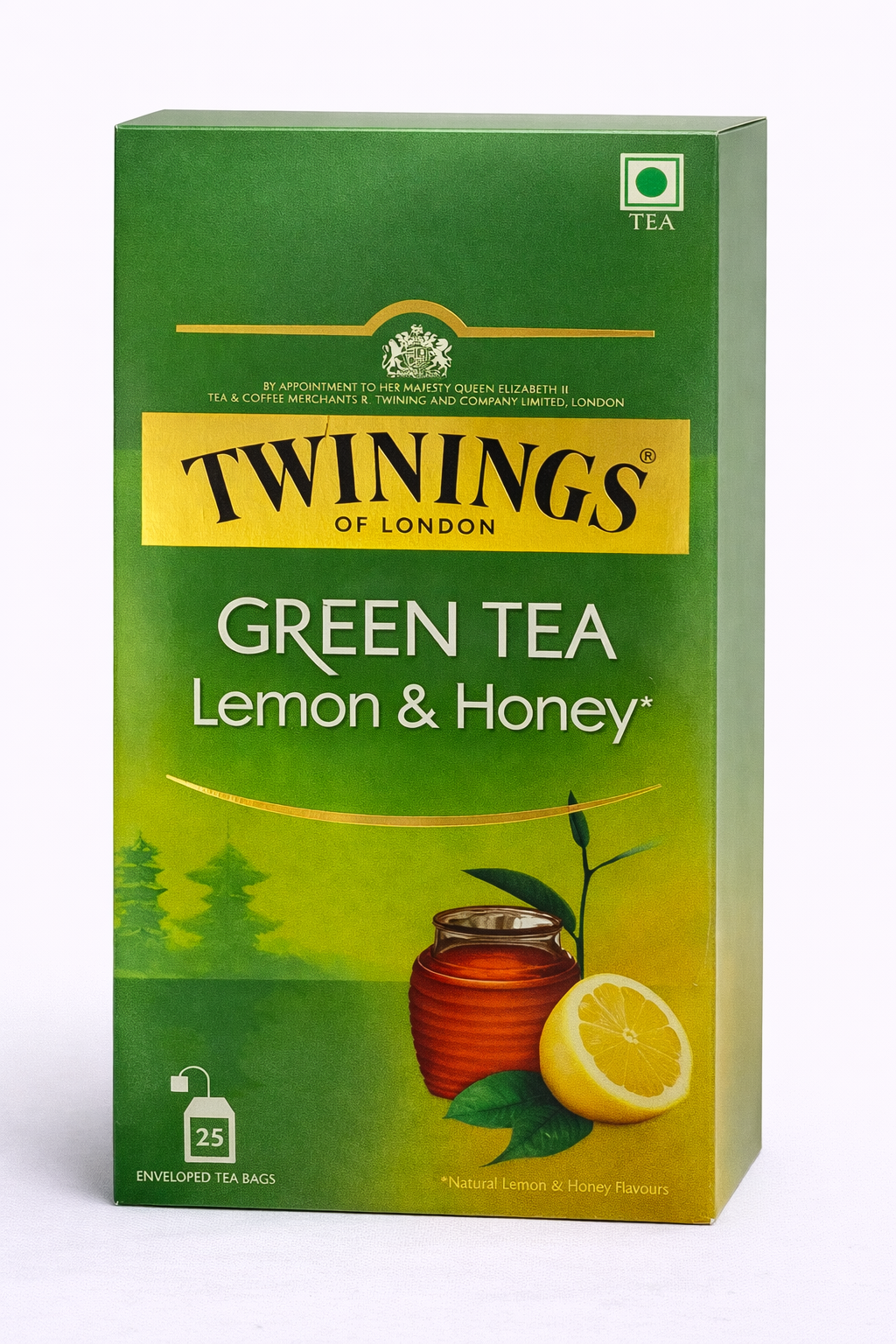 Twinings Green Tea Lemon & Honey 25 Bags