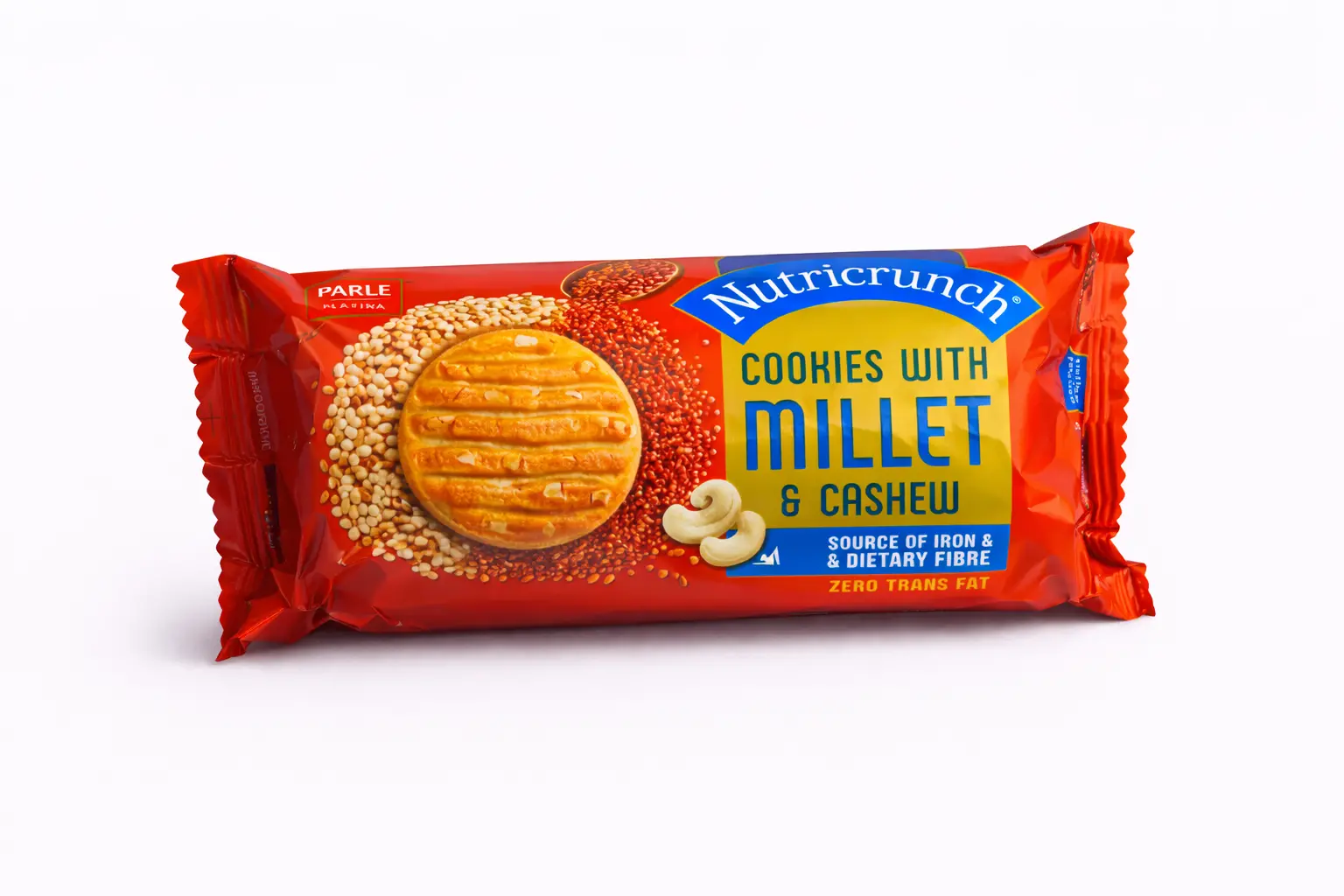 Parle Nutricrunch Cookies Millet & Cashew (79 gm)