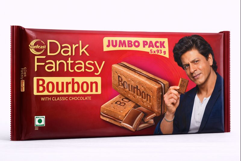 Sunfeast Dark Fantasy Bourbon Jumbo Pack (5 x 90 g)