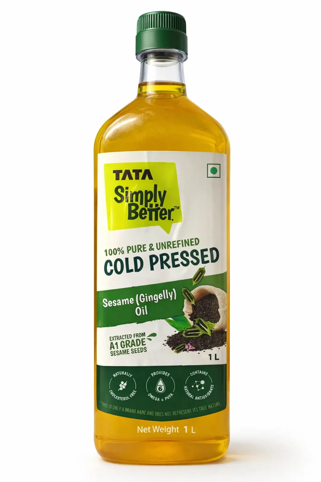 Tata Simply Better Cold Pressed Sesame Oil 1 L