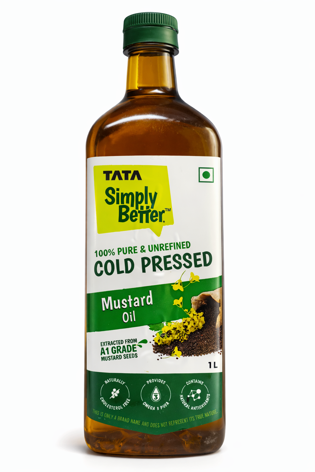 Tata Simply Better Cold Pressed Mustard Oil 1 L