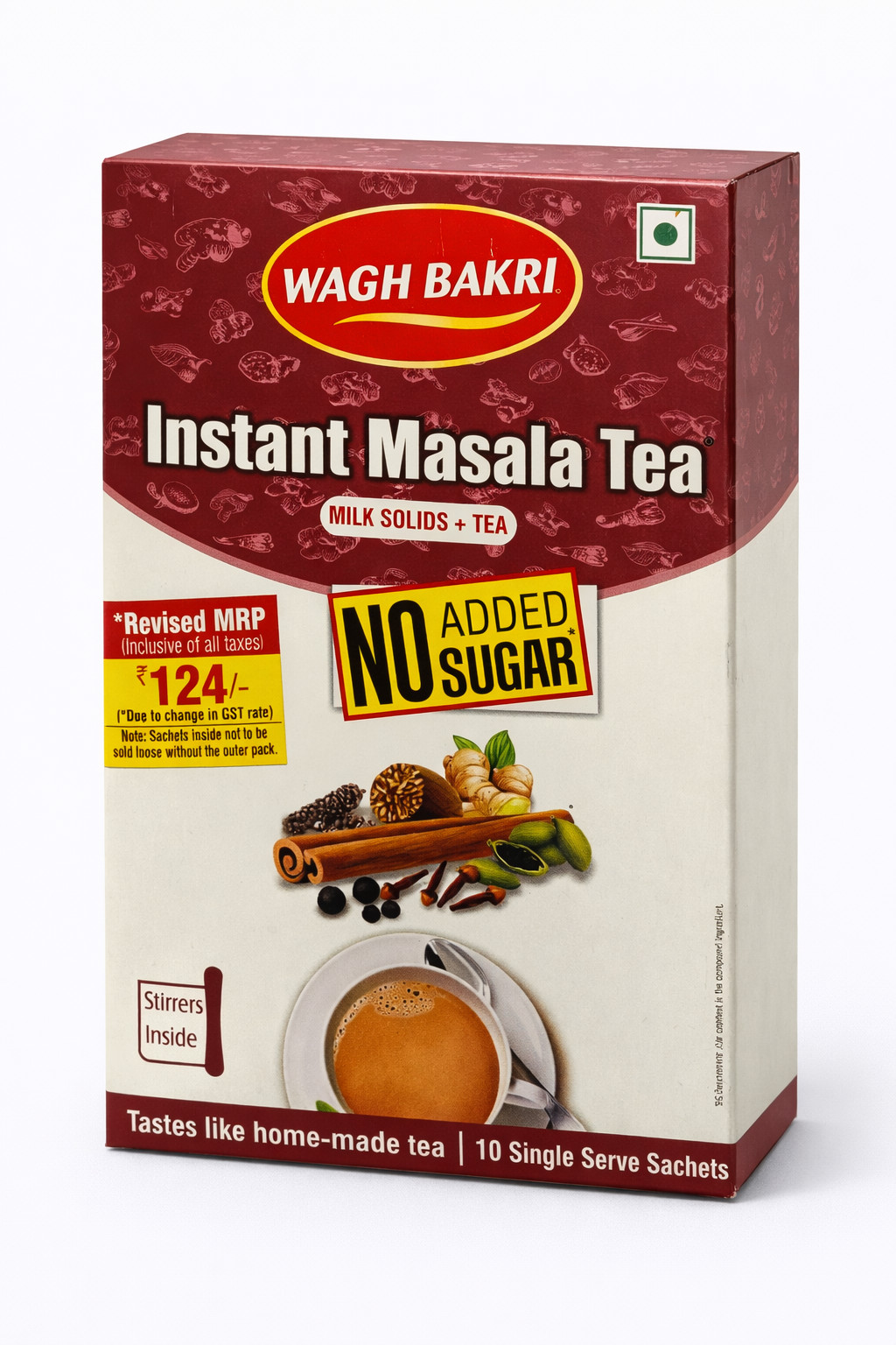 Wagh Bakri Instant Tea Premix Masala No Sugar