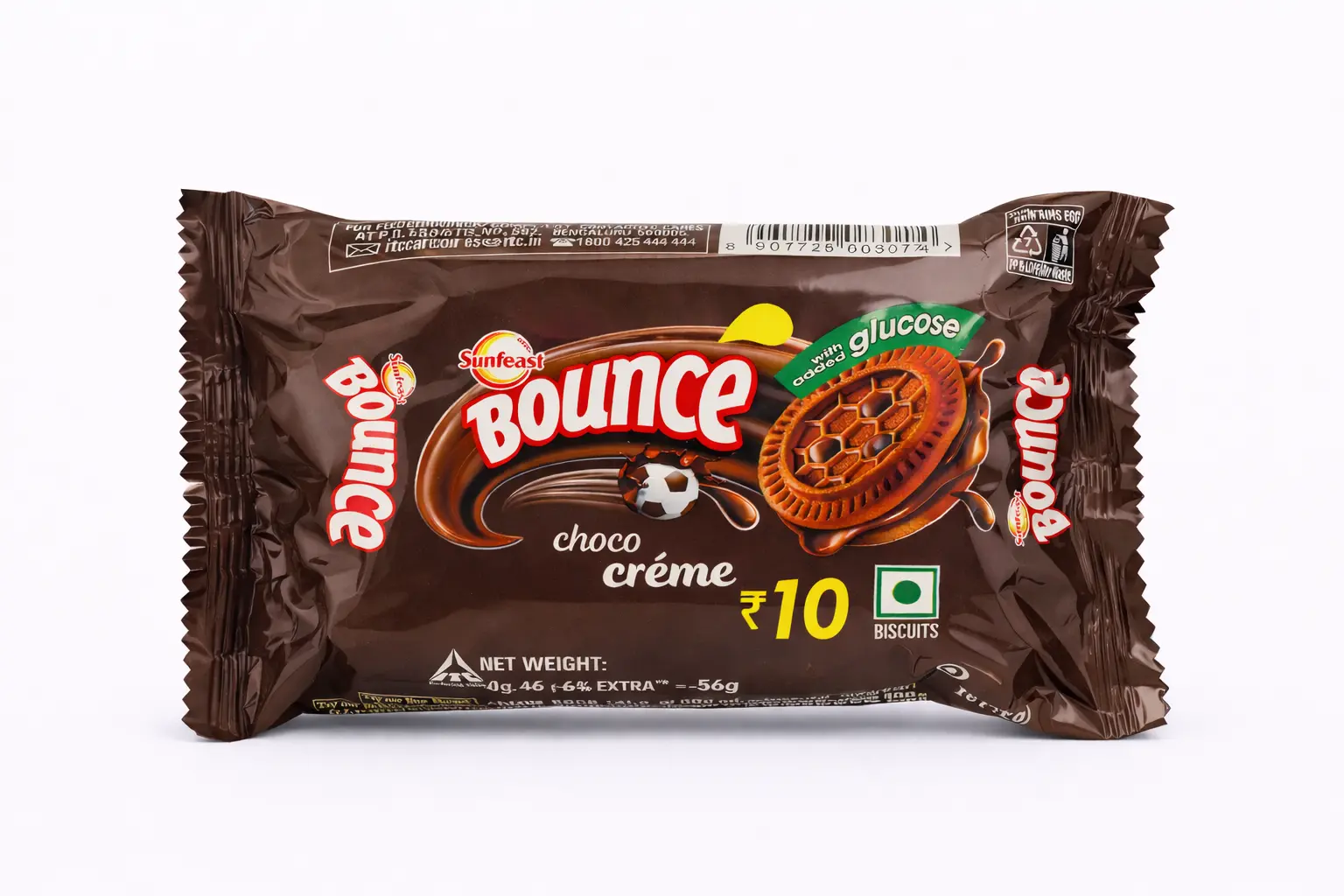 Sunfeast Bounce Choco Crème Biscuit (Rs. 10)